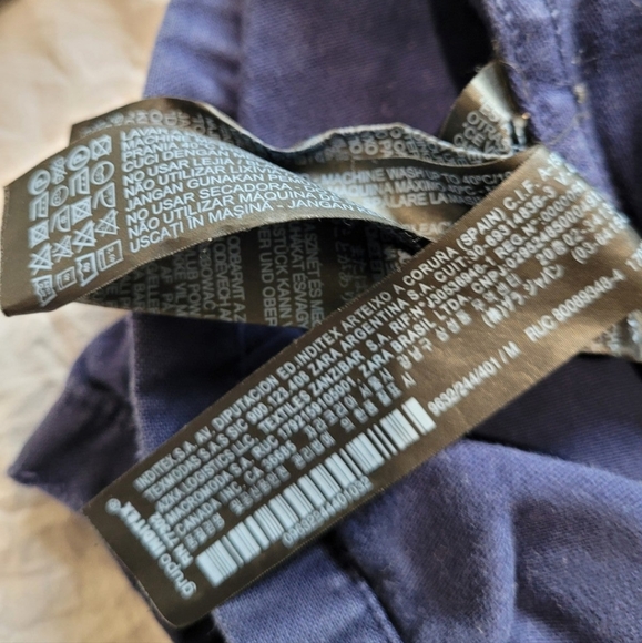 ZARA Find Your Way distressed button up shirt/jacket, overshirt‎ Womens Med. - Picture 11 of 11